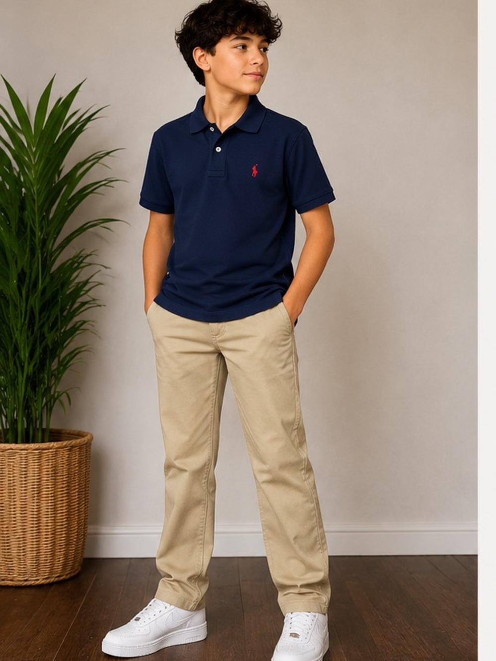 NWT Freeworld Slim Straight Leg Khaki - Chino Pants - Boys - School Uniform - 14